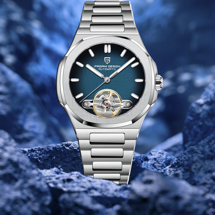 Patek Philippe Watch Nautilus - PAGANI DESIGN Neue Mechanische Hohl-Out Tourbillon