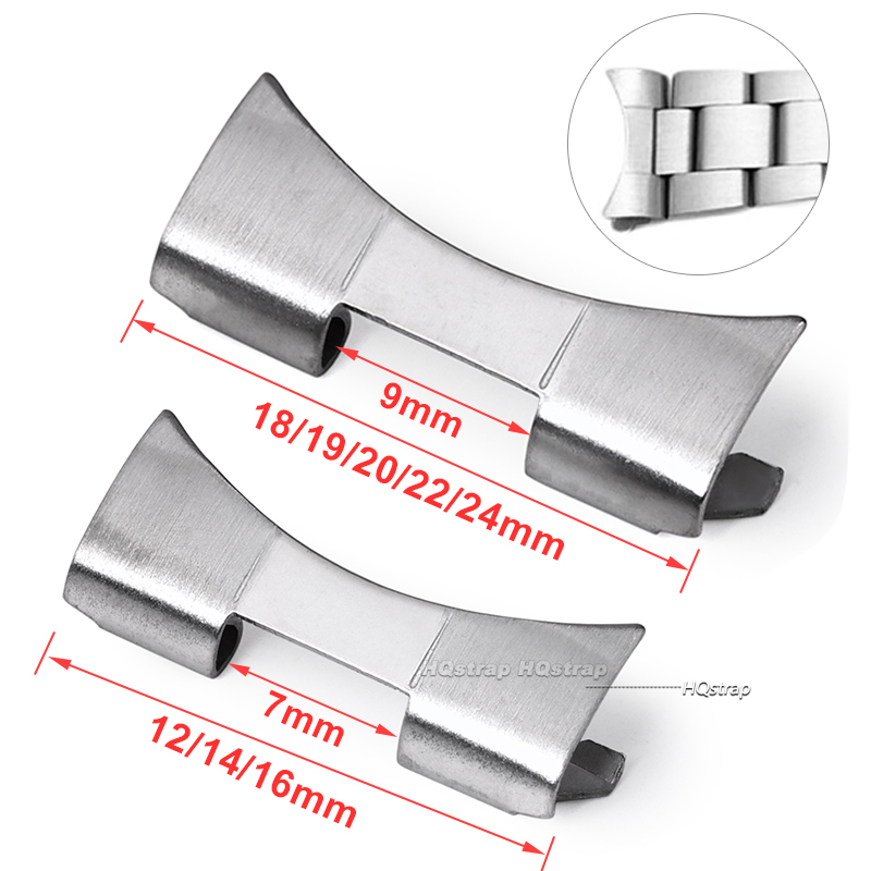 Curved Spring Bar - Hohler gebogener Endglied 20 mm 22