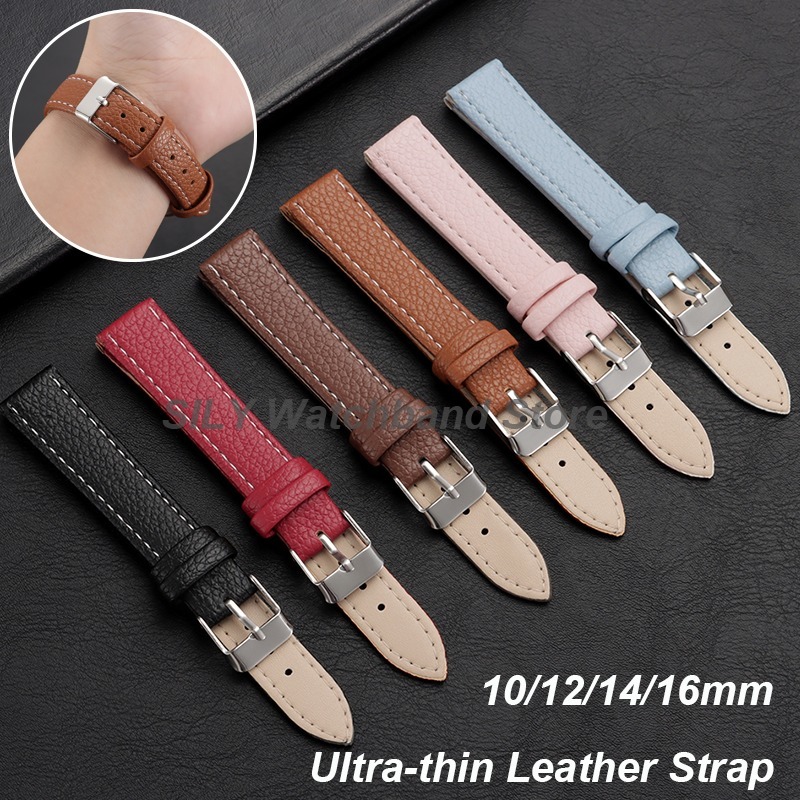 10mm 12mm 14mm 16mm Ultradünne – Suede Strap Watch Bewertung und Preis